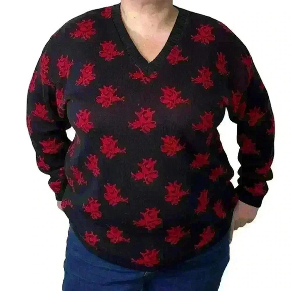 Pykettes Vintage Roses Print Sweater - Picture 2 of 10